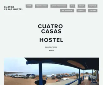 Cuatrocasashostel.com(Cuatro Casas Hostel) Screenshot