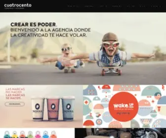 Cuatrocento.es(Agencia de Publicidad en Málaga) Screenshot