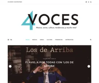 Cuatrovoces.com(▷ Cuatro Voces) Screenshot