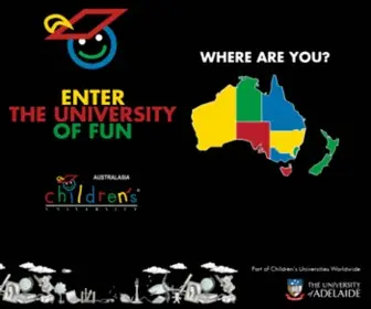 Cuaustralasia.com(The exciting world of Children's University learning. Children's University Australia) Screenshot