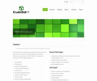 Cub3Dit.com(Cub3d IT Solutions) Screenshot