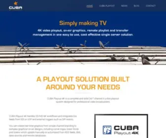 Cuba-Broadcast.com(4K Playout for SDI & IPTV) Screenshot