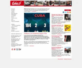 Cuba-SI.org(Cuba Sí) Screenshot