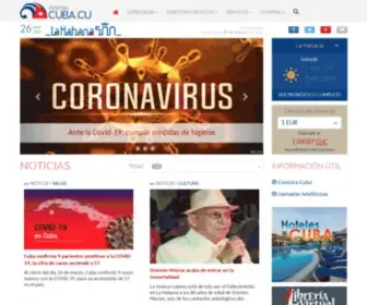 Cuba.cu(Portal Cuba) Screenshot