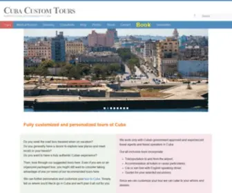 Cubacustomtours.com(Auténticos) Screenshot