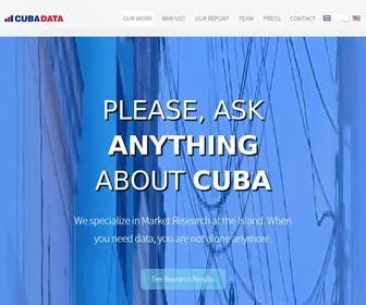 Cubadata.com(Cuba es un mercado inc) Screenshot