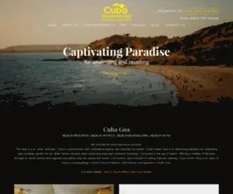Cubagoa.com(Cuba Hotels Goa) Screenshot