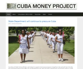 Cubamoneyproject.com(Following the trail of U.S) Screenshot