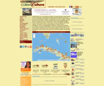 Cuban-Culture.com(The online almanac of Cuban culture with travel links) Screenshot