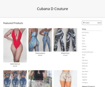 Cubanadcouture.com(Cubana D Couture) Screenshot