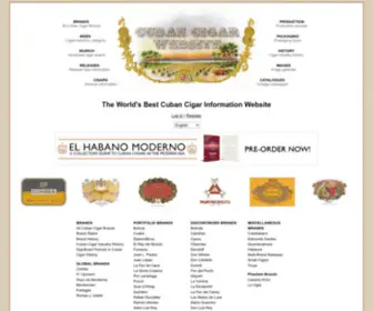 Cubancigarwebsite.com(The World's Best Cuban Cigar Information Website) Screenshot