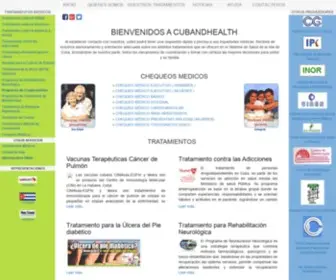 Cubandhealth.com(Servicios de salud en cuba) Screenshot