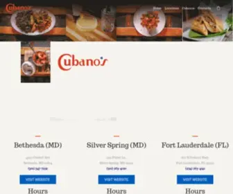 Cubanosrestaurant.com(Cubanos Restaurant) Screenshot