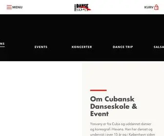 Cubanskdanseskole.dk(Cubansk Danseskole & Event) Screenshot