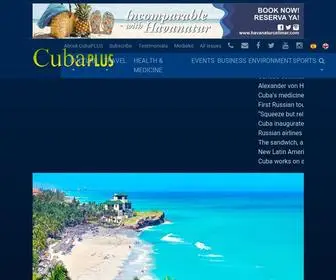 Cubaplusmagazine.ca(CubaPLUS Magazine) Screenshot