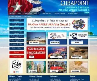 Cubapoint.it(L'agenzia n.1 per viaggi e vacanze a Cuba) Screenshot