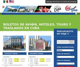 Cubatravel.cc(Paquetes, Hoteles y Tours en Cuba) Screenshot