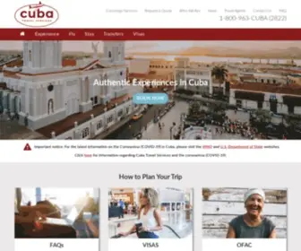 Cubatravelservices.com(Cuba Travel Services) Screenshot