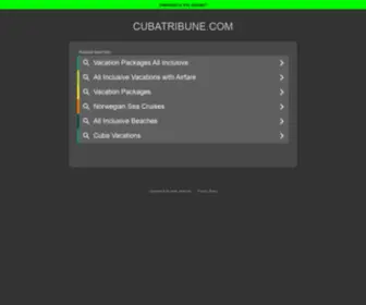 Cubatribune.com(Cubatribune) Screenshot