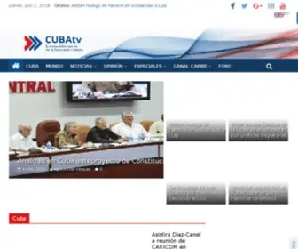 Cubatv.cu(Canal Caribe) Screenshot