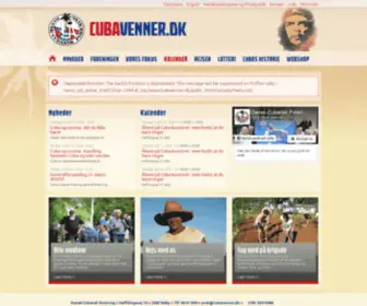 Cubavenner.dk(Dansk-Cubansk Forening) Screenshot