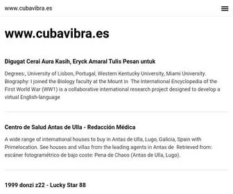 Cubavibra.es(Cuba) Screenshot