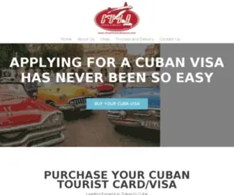 Cubavisaservices.com(Cuba Visa Services) Screenshot