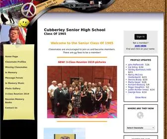 Cubberley1965.org(Cubberley Senior High School Class Of 1965) Screenshot