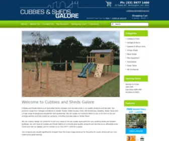 Cubbiesandsheds.com.au(Cubbiesandsheds) Screenshot