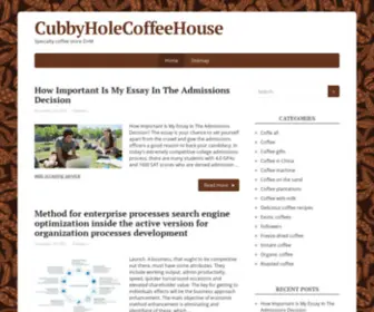 Cubbyholecoffeehouse.com(Specialty coffee store D×M) Screenshot