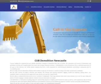 Cubdemolition.com.au(CUB Demolition Newcastle) Screenshot