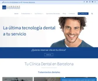 Cubdens.com(Clínica dental en Barcelona) Screenshot