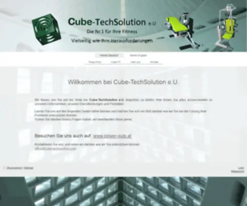 Cube-Techsolution.com(Home Deutsch) Screenshot