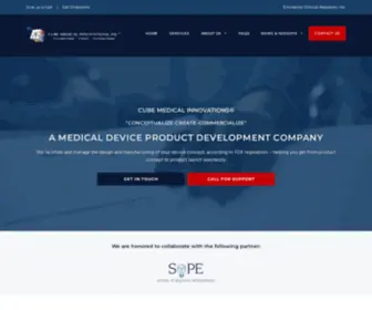 Cube3C.com(Medical Device Product Development) Screenshot