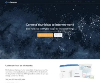 Cubeacon.com(Cubeacon iBeacon Hardware BackEnd as a Service) Screenshot