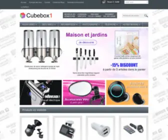 Cubebox1.com(Photo, audio, vidéo, informatique et objets) Screenshot