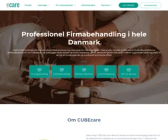 Cubecare.dk(Landsdækkende firmamassage) Screenshot