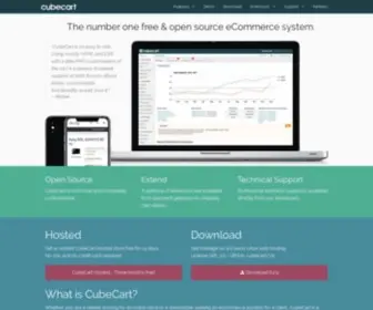 Cubecart.com(Open Source Shopping Cart Software) Screenshot