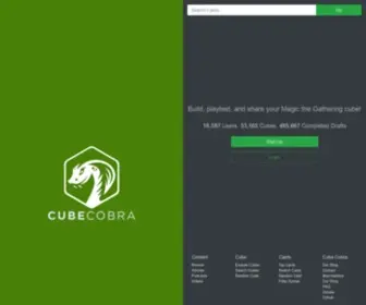 Cubecobra.com(Cube Cobra) Screenshot