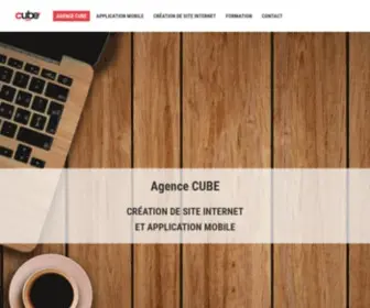 Cubecom.fr(Agence Cube) Screenshot
