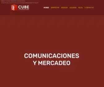 Cubecomunicaciones.com(Agencia de Relaciones Públicas) Screenshot