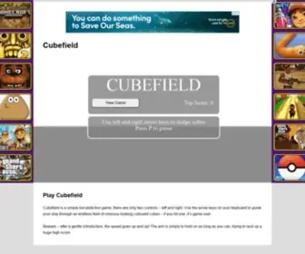 Cubefield.org.uk Screenshot