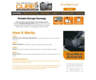 Cubeit.co.nz(Storage Facility Services) Screenshot