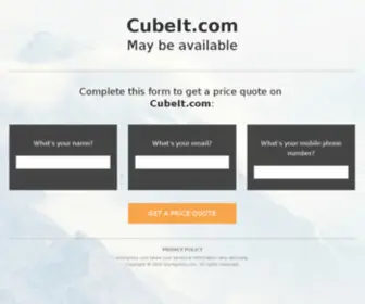 Cubeit.com(CubeIt) Screenshot