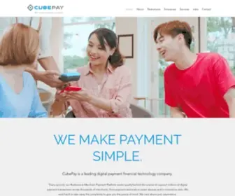 Cubepayment.com(Digital Payment Services) Screenshot