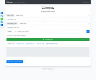 Cubeplay.xyz(Google Drive Video Player) Screenshot