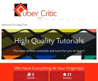 Cubercritic.com(CuberCritic) Screenshot