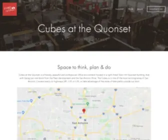Cubesatthequonset.com(Cubes at the Quonset) Screenshot
