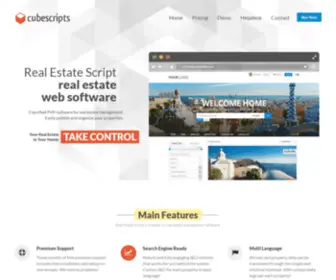Cubescripts.com(Real Estate Script) Screenshot