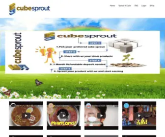 Cubesprout.com(Cubesprout ? Cubesprout) Screenshot